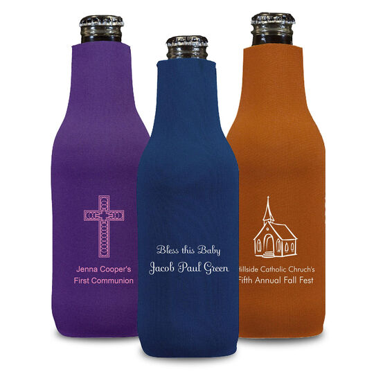 Design Your Own Christian Celebration Bottle Koozie